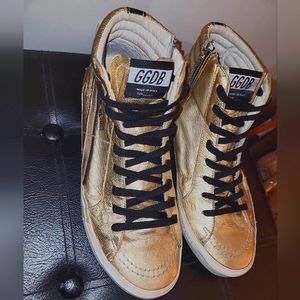 EUC Golden Goose Deluxe Brand Slide hightops